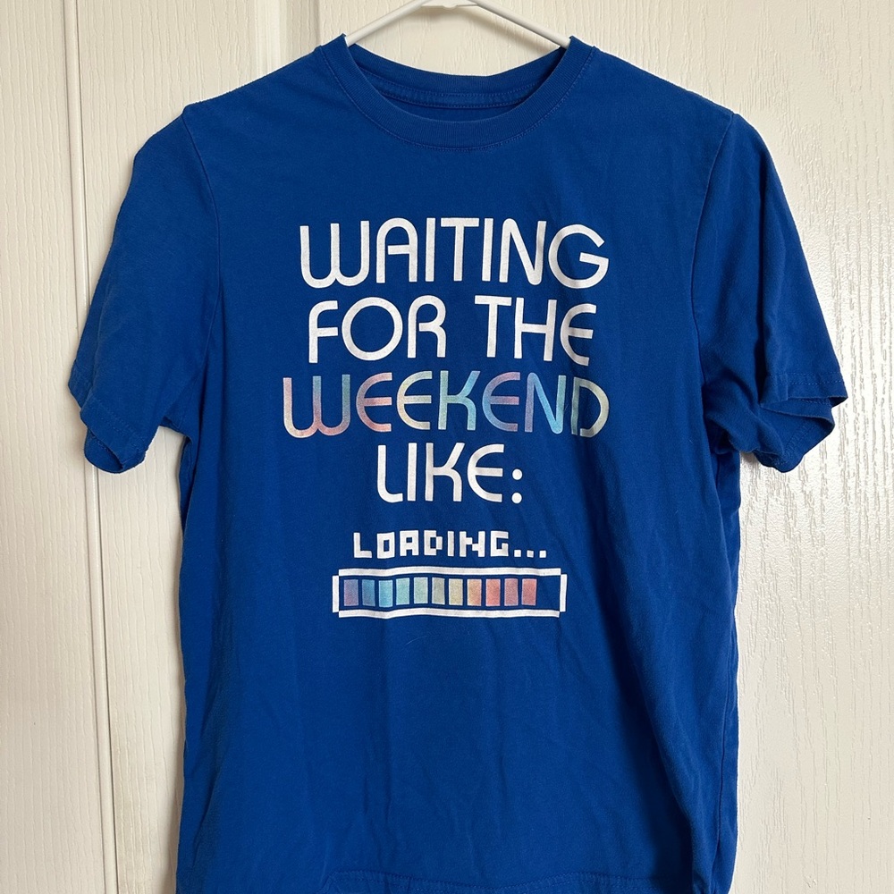 Wonder Nation Blue Tee with Graphic Print